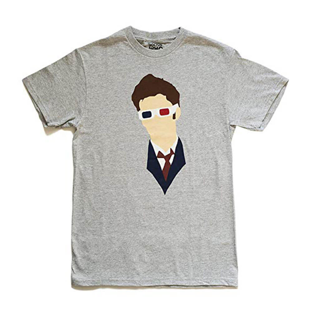 T-shirt T-shirt Doctor Who David Tennant Vector Head