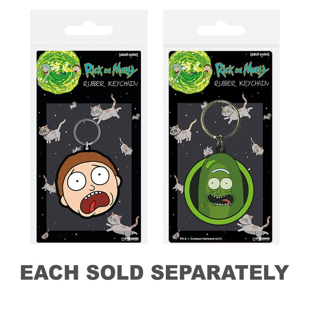 Rick and Morty Rubber Keyring