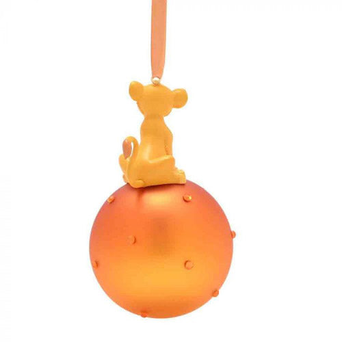 Disney Christmas Simba on Glass Bauble