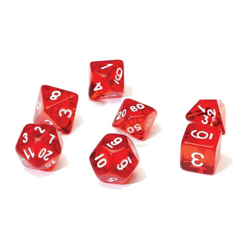 Sirius Translucent Resin Dice (Set of 7)