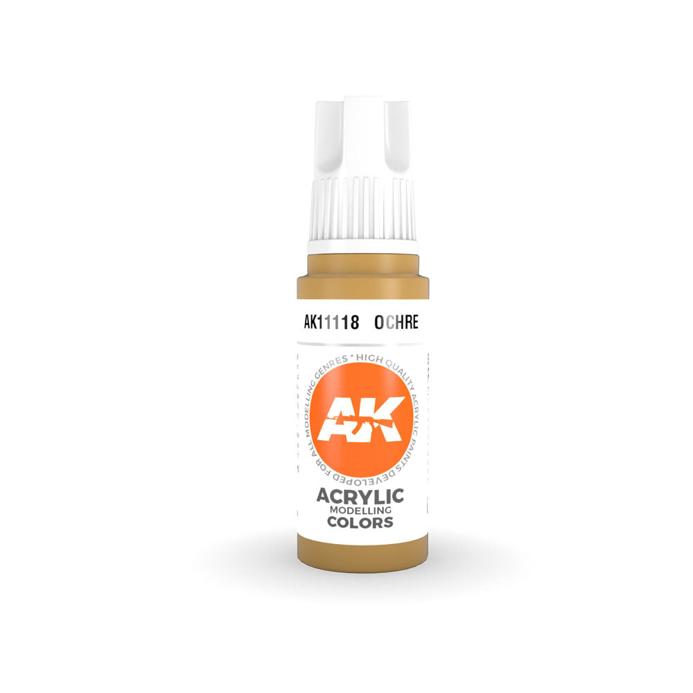 AK Interactive 3Gen Ocher Acrylic Paint 17mL