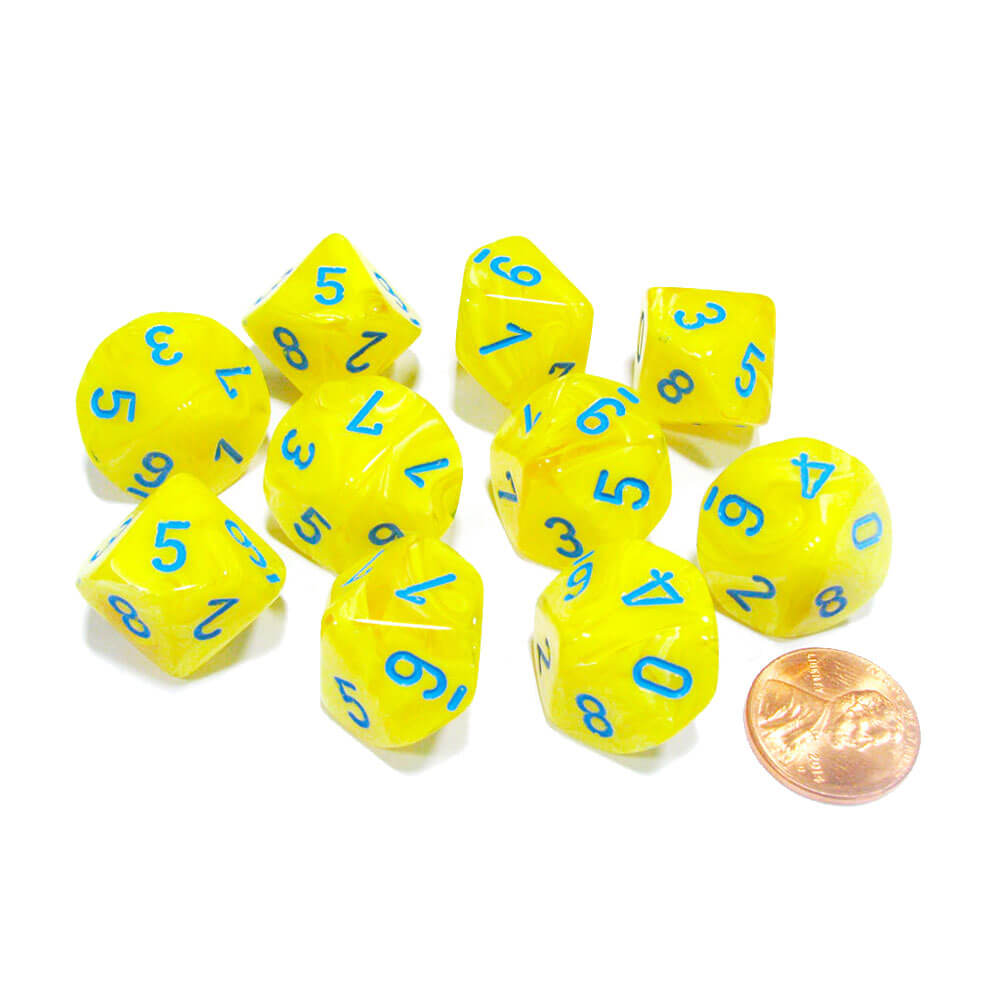 Conjunto de vórtice de 10 mortes de Chessex D10