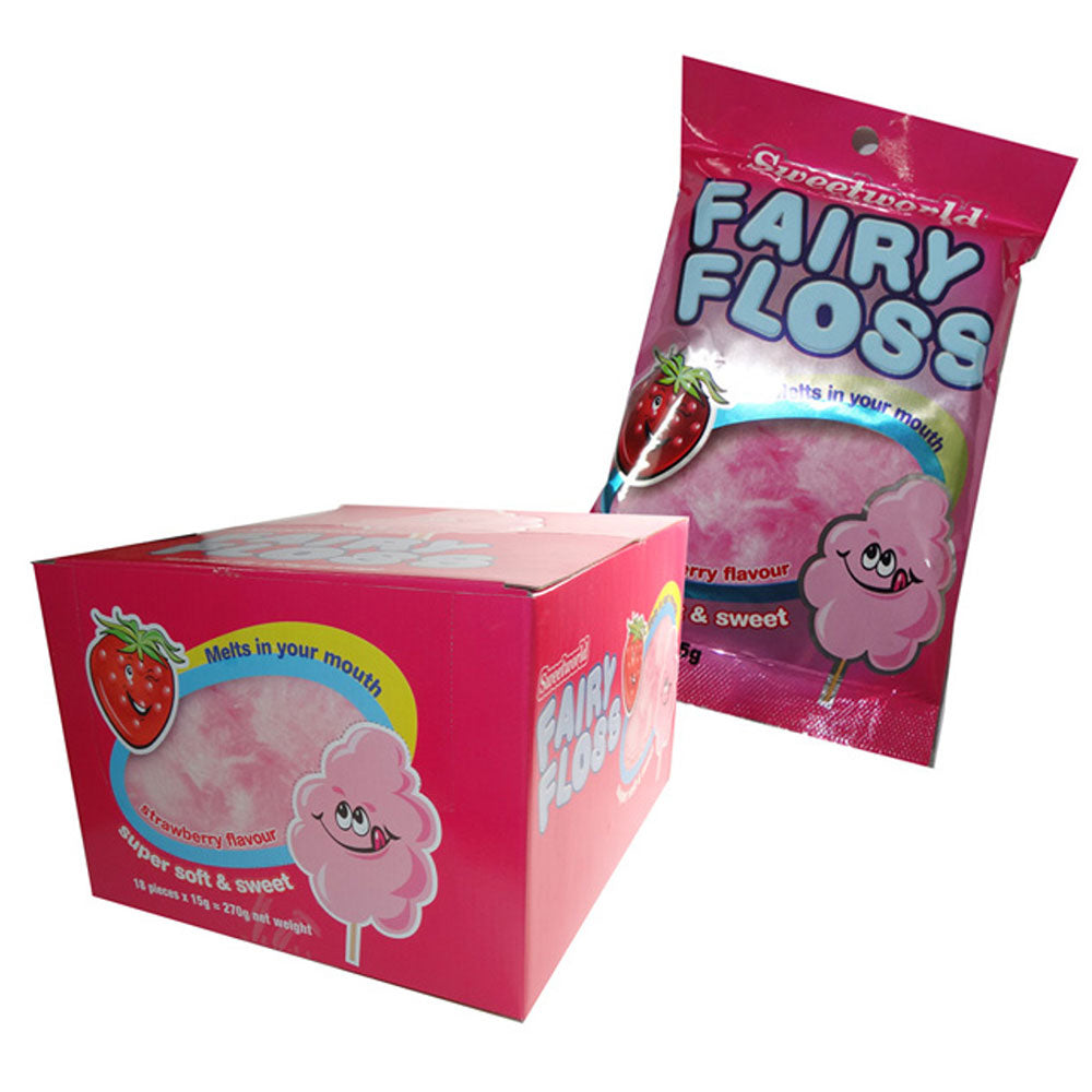 Sweetworld Fairy Floss -pakker (18x15g)