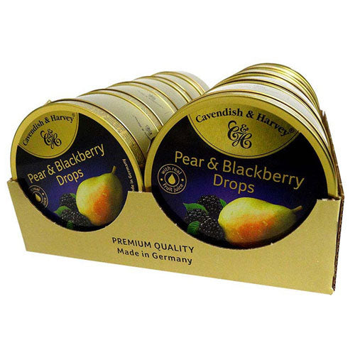 Cavendish & Harvey Pear and Blackberry Drops (10pcs/Tin)