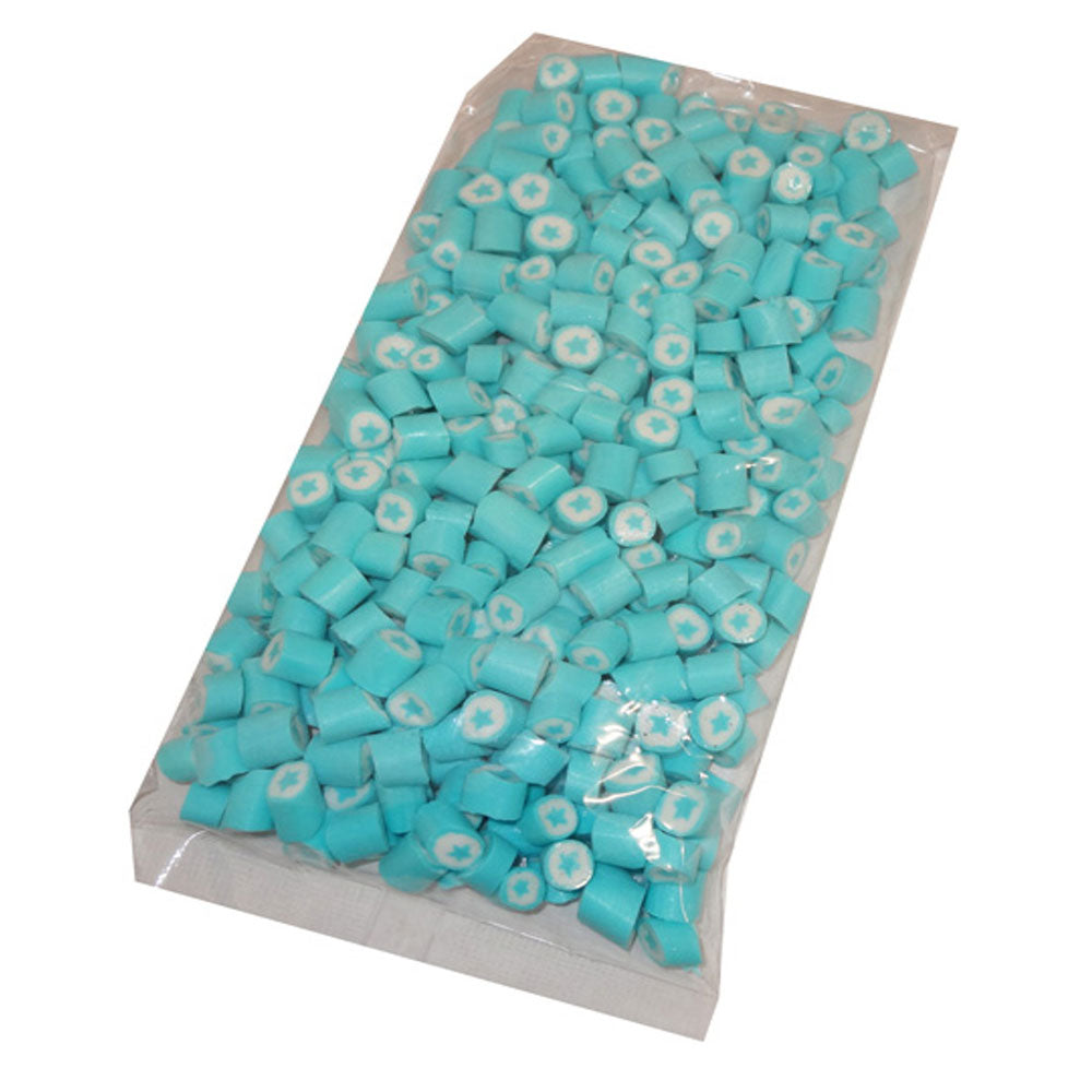 Azul y blanco con Star Center Rock Candy 1 kg