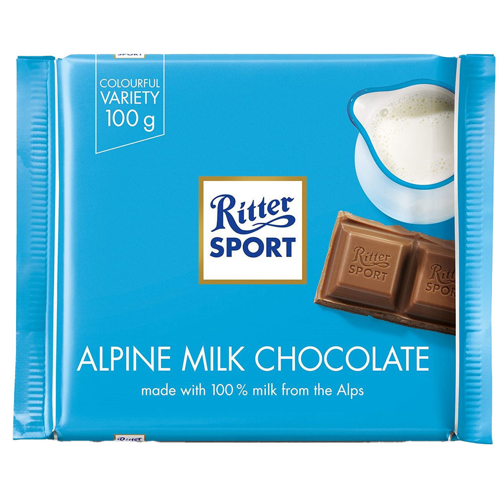 Ritter Sport Alpine Chocolate Bars (12x100G)