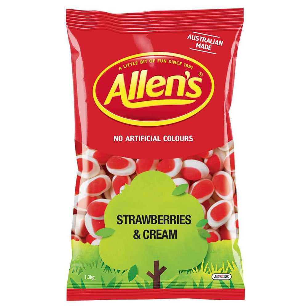 Allens Erdbeeren und Sahne