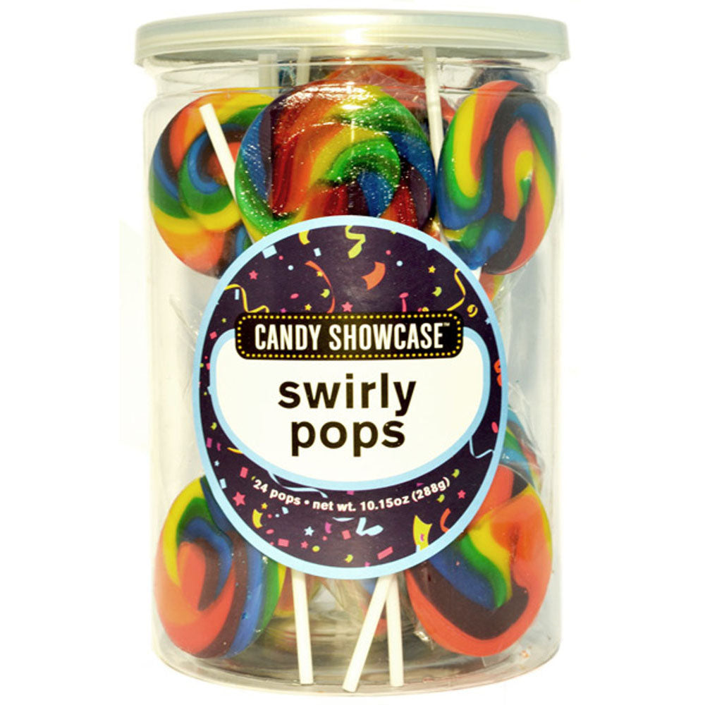 Candy Showcase Swirly Pops (24x12 g)