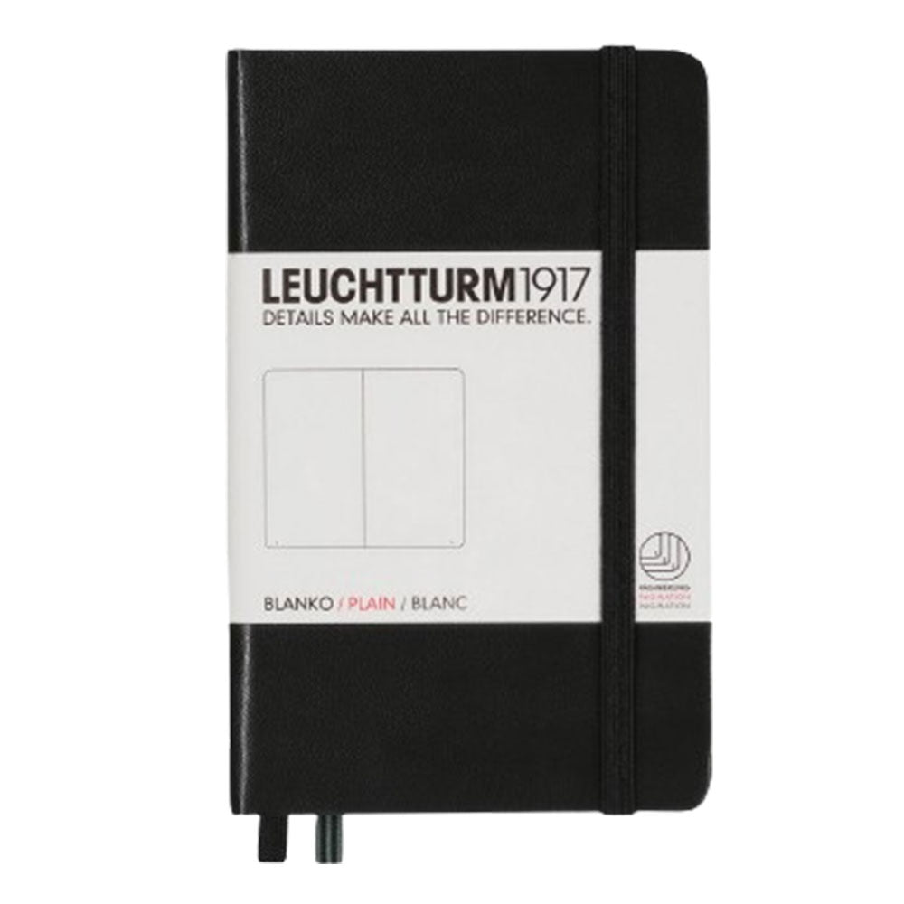 Reportero A6 Pocket Notepad con tapa dura (negro)