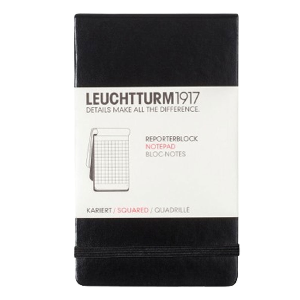 Reportero A6 Pocket Notepad con tapa dura (negro)