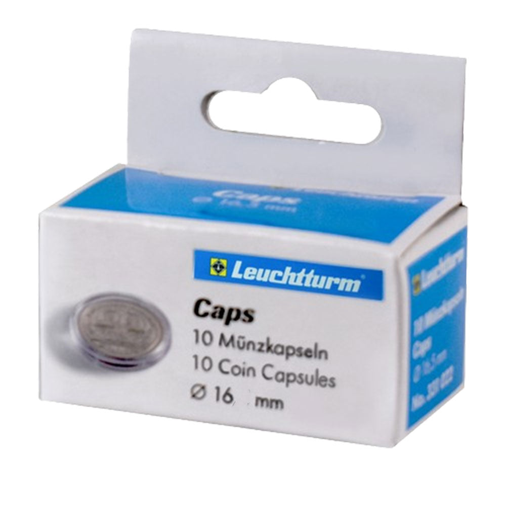 Leuchtturm Coin Capsules 10pk (from Size 10-19)