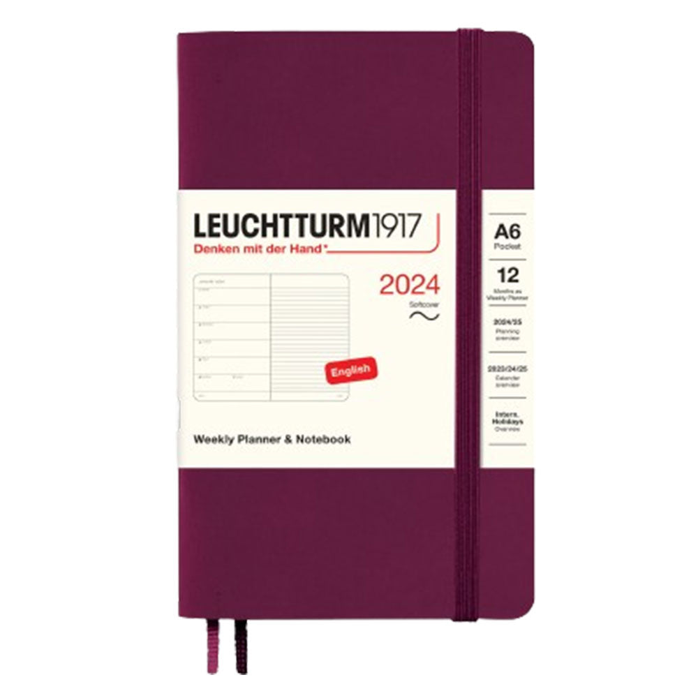 2024 A6 Week Pocket Planer & Notebook (Softcover)