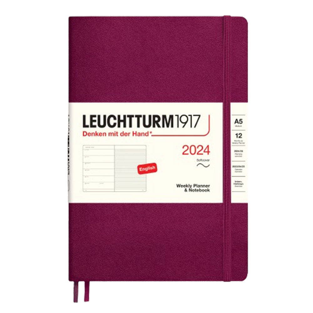 2024 A5 Week Planner & Notebook (SoftCover)