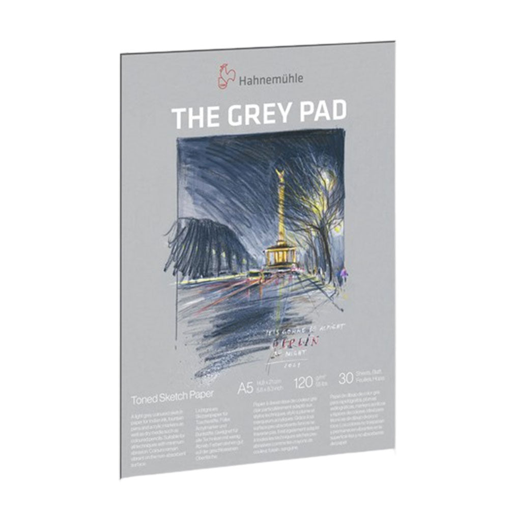 Hahnemuehle Grey Töntiert 30 Blatt Sketchpad 130GSM