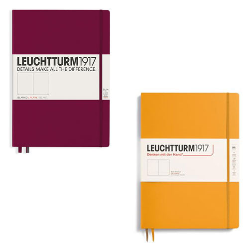 Leuchtturm HC Master Slim Plain Notebook A4+