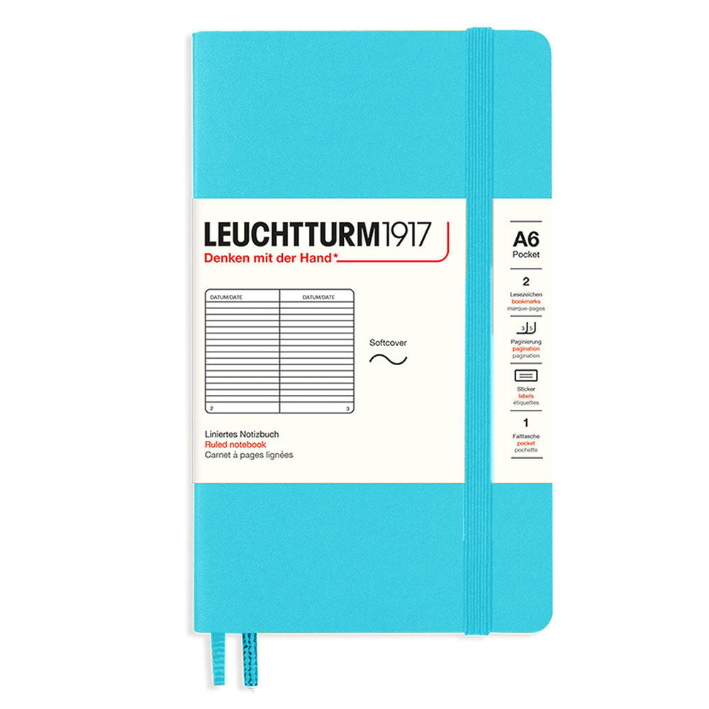 Leuchtturm Softcover styrde anteckningsbok A6