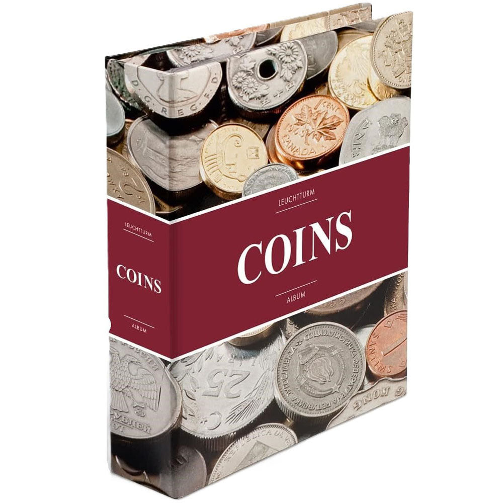 Leuchtturm Optima Coin Album Coin Motif Cover