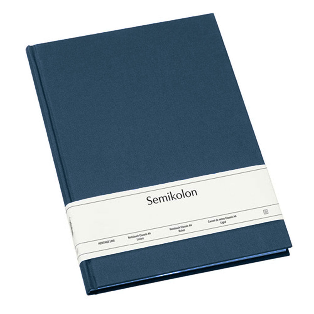 Semikolon Classic styrede notebook A4