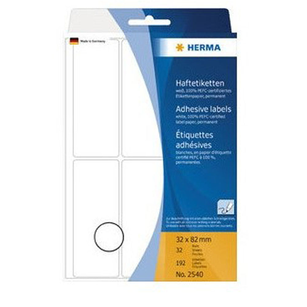 Herma Multi-Purpose Adhesive Etiketter 32mm (vit)