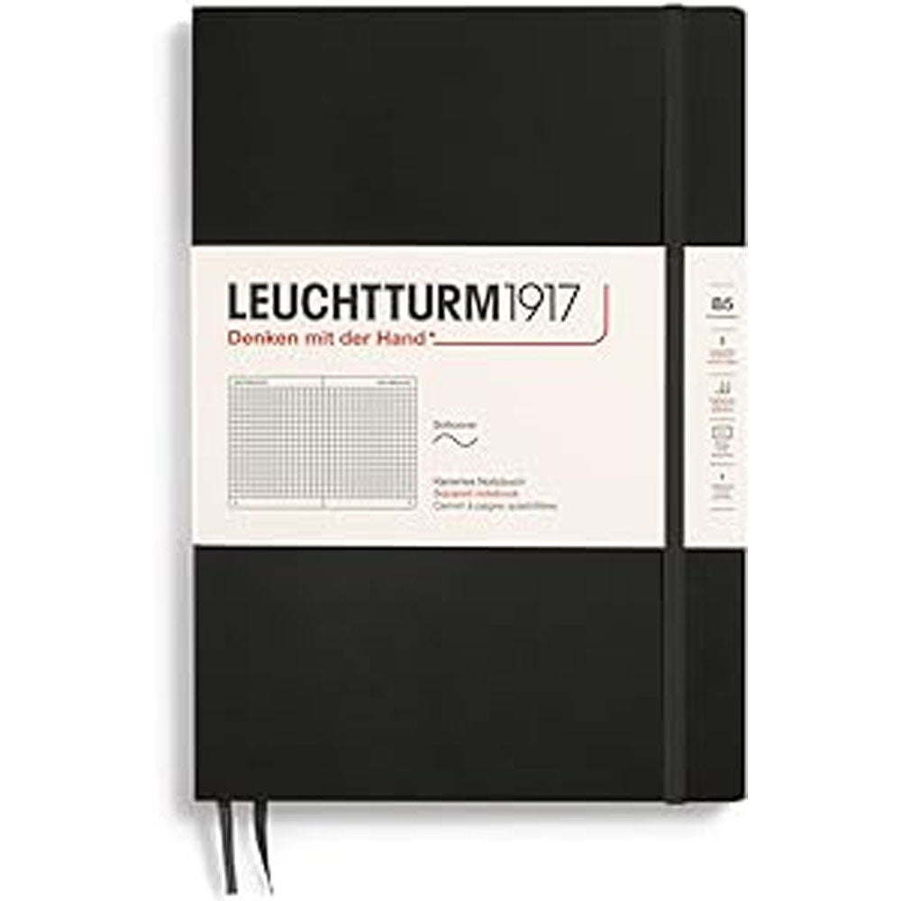 Leuchtturm Composition Squared Notebook B5 (svart)