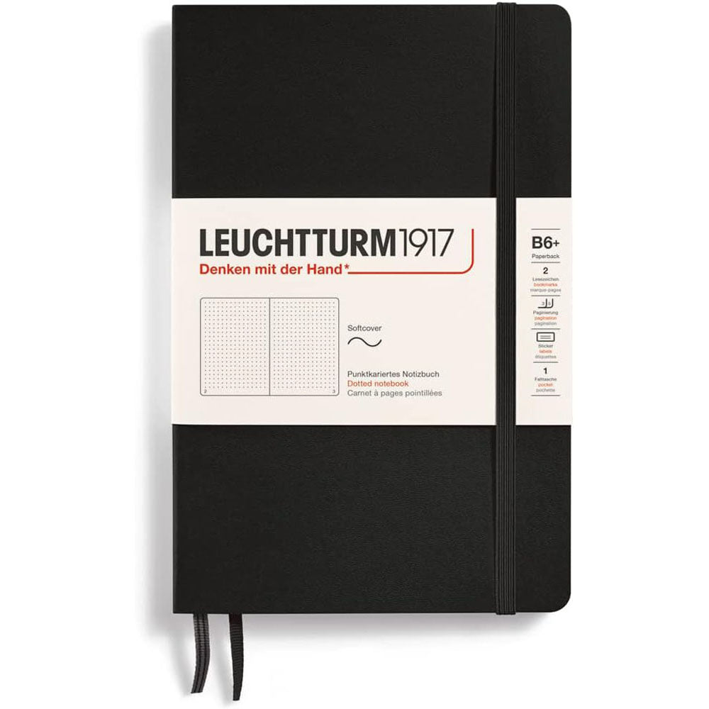 Leuchtturm SC Paperback prikket B6+ notebook123pg