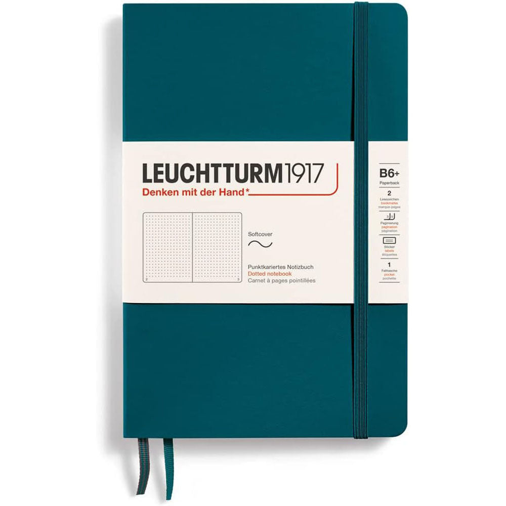 Leuchtturm SC Paperback prikket B6+ notebook123pg