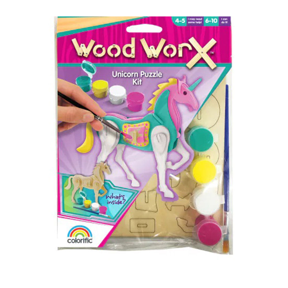 Kit de peinture de puzzle en bois worx