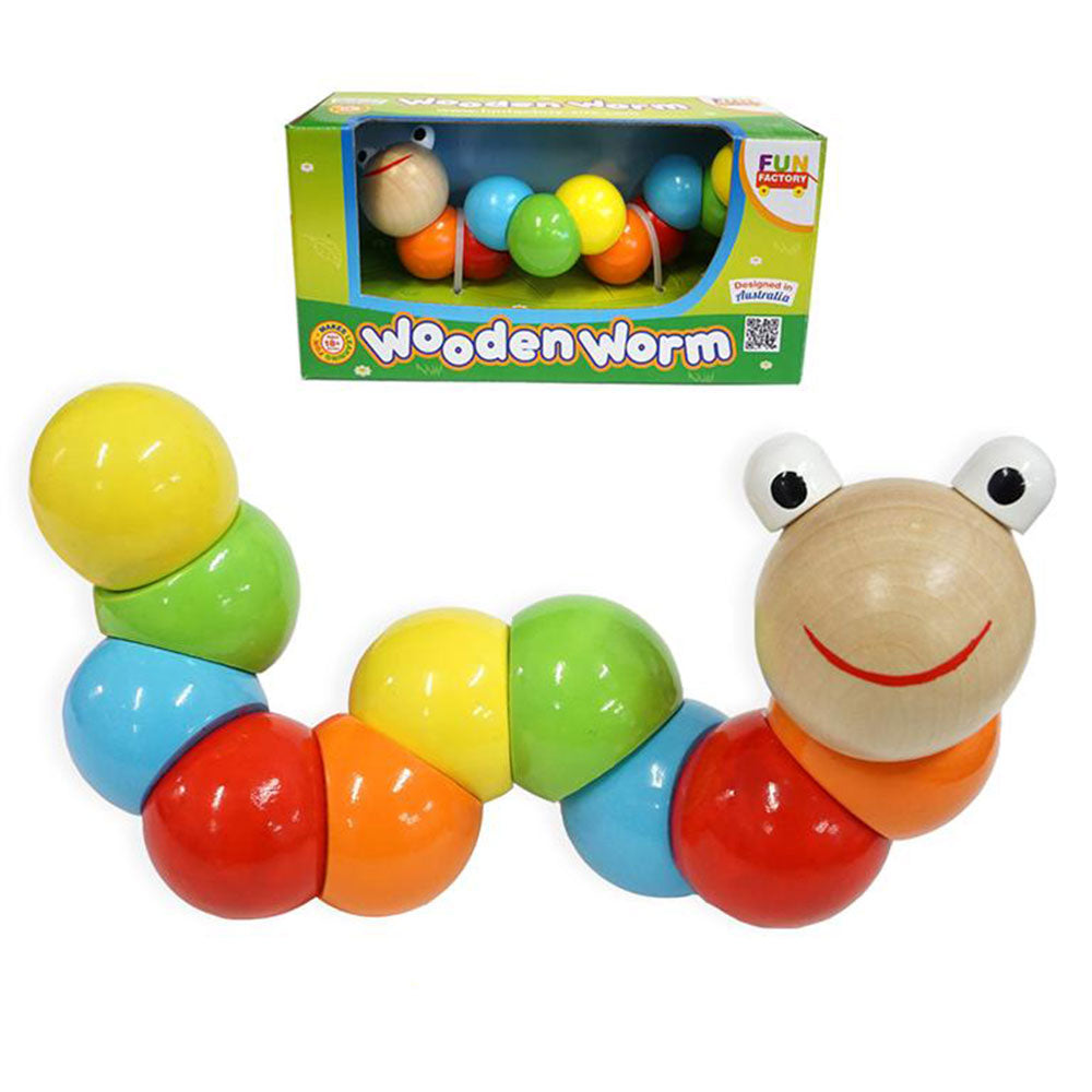 Fun Factory Bendy Wooden Worm 25cm