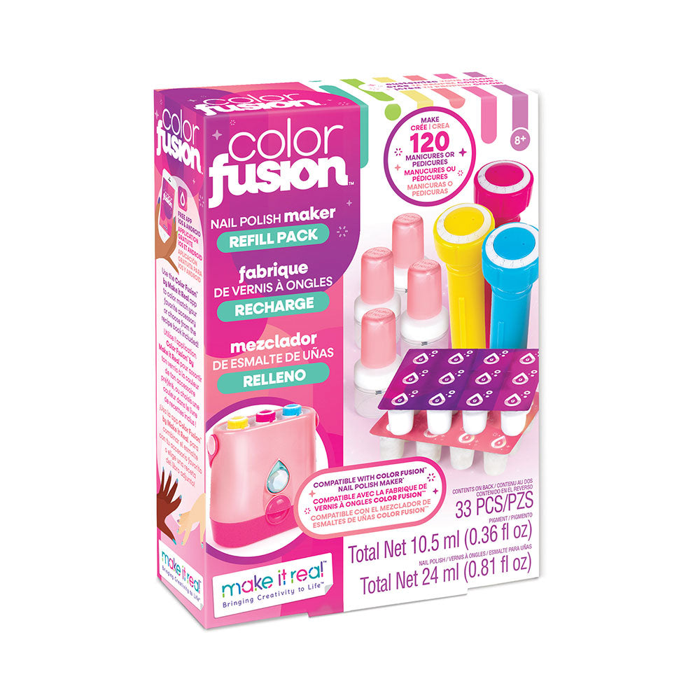 Maak het echte kleur fusion nagellak