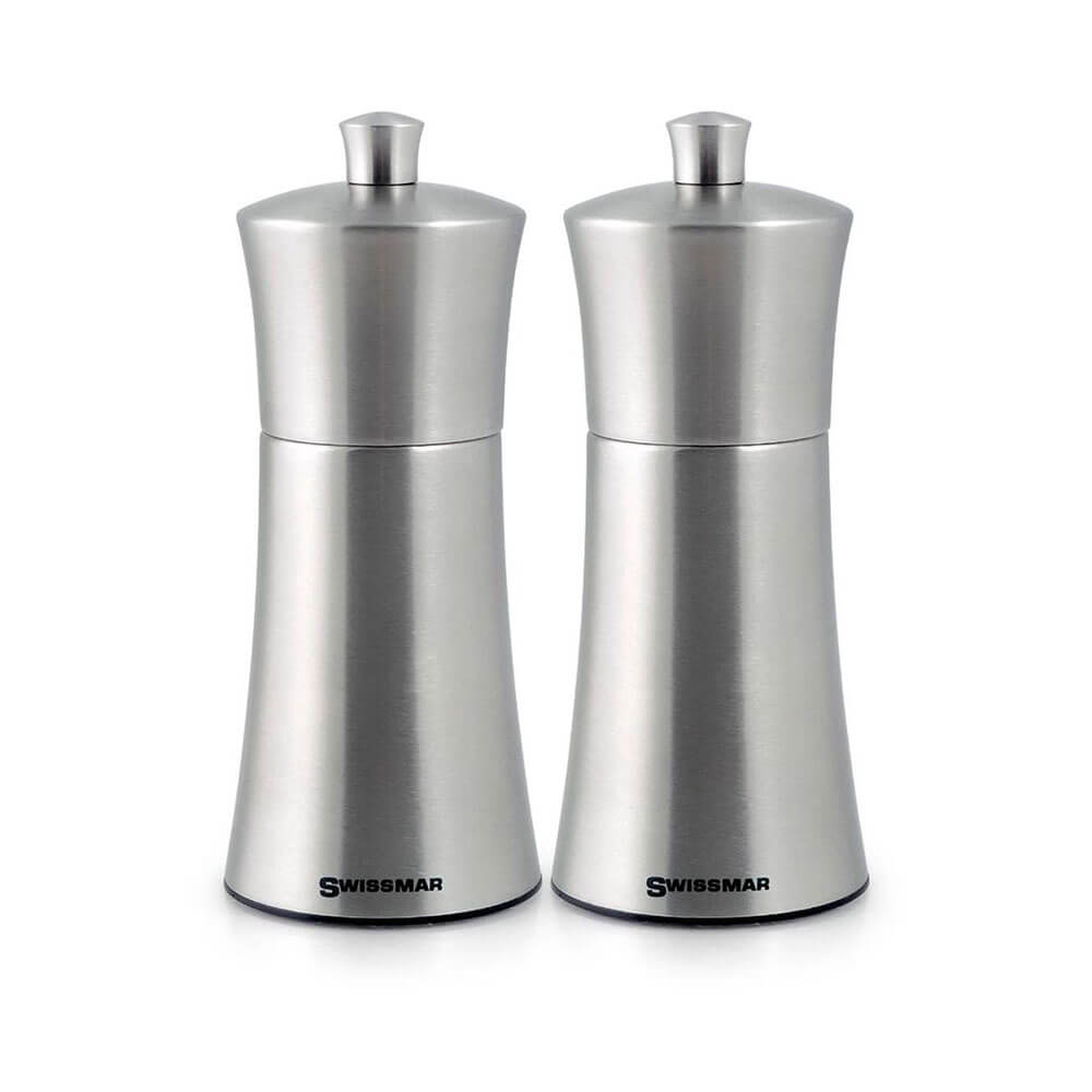 Swissmar Torre Salt y Pepper Mill Set de 15 cm