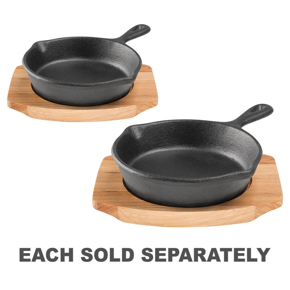 Pyrolux Pyrocast Skillet with Maple Tray