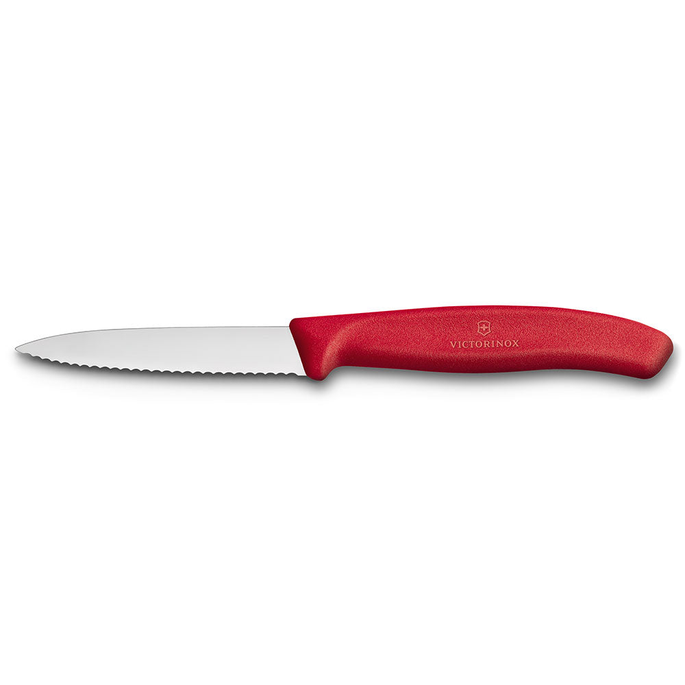 Victorinox Schälmesser für Gemüse, spitz, 8 cm (rot)