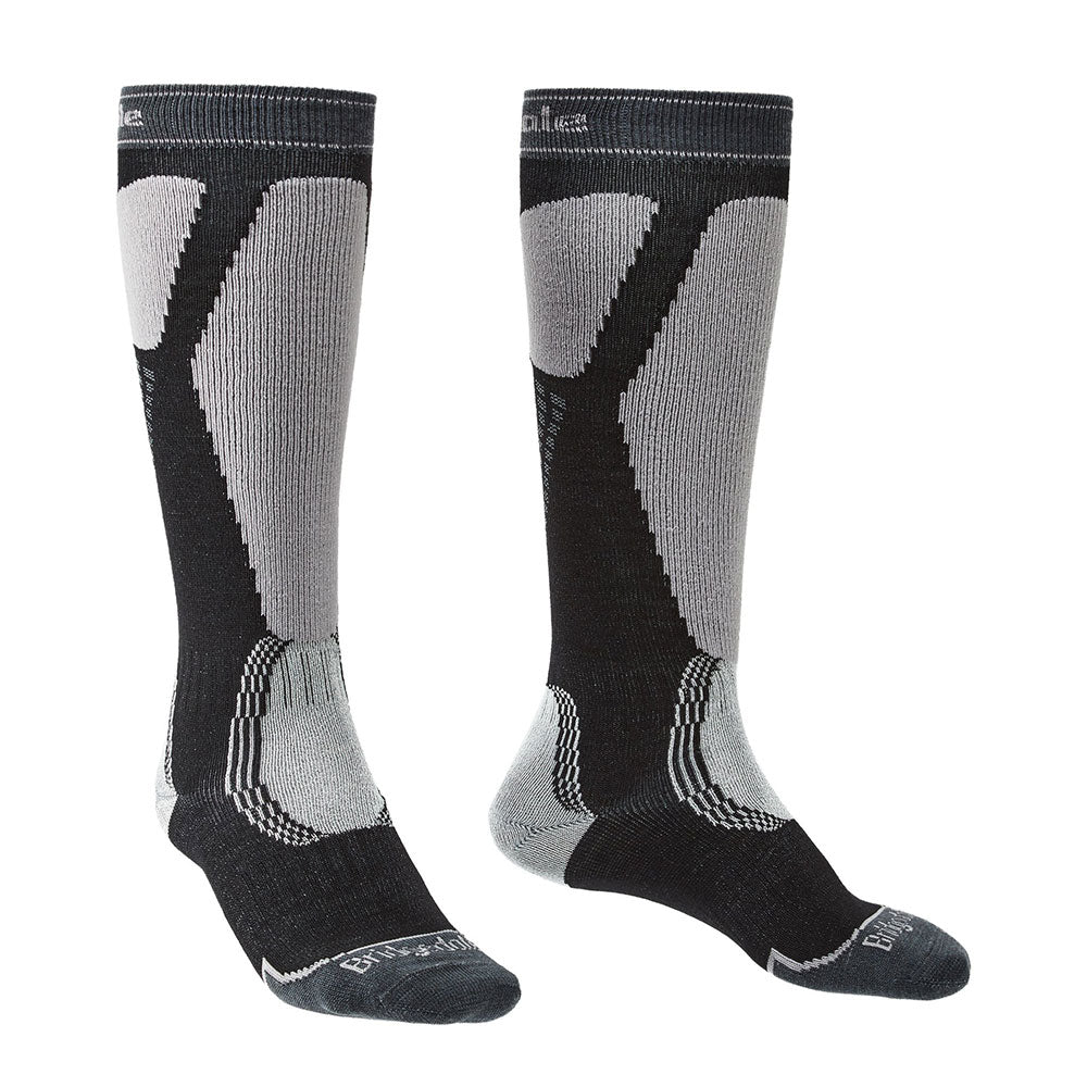 Skidor lätt på Merino Performance Socks (svart/ljusgrå)