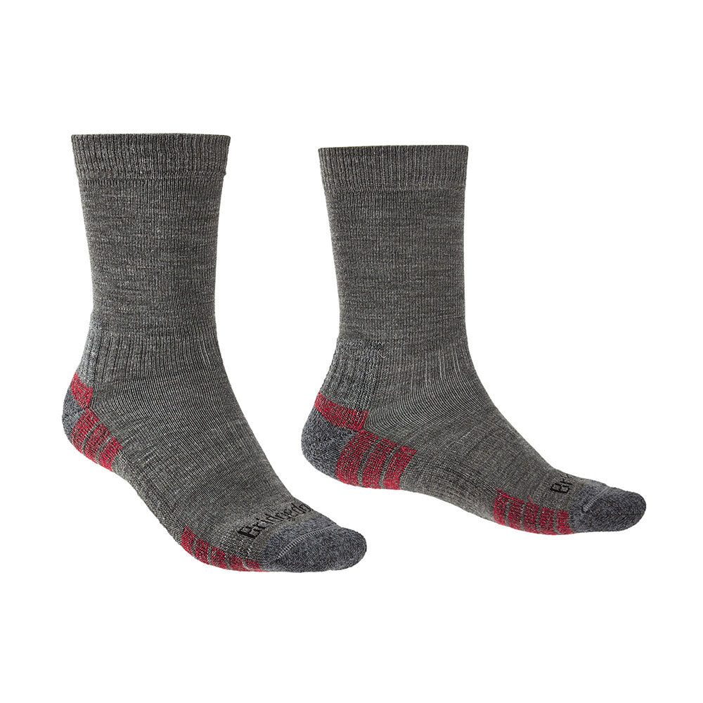 Caminata de calcetines de rendimiento de Merino Ligero (gris)