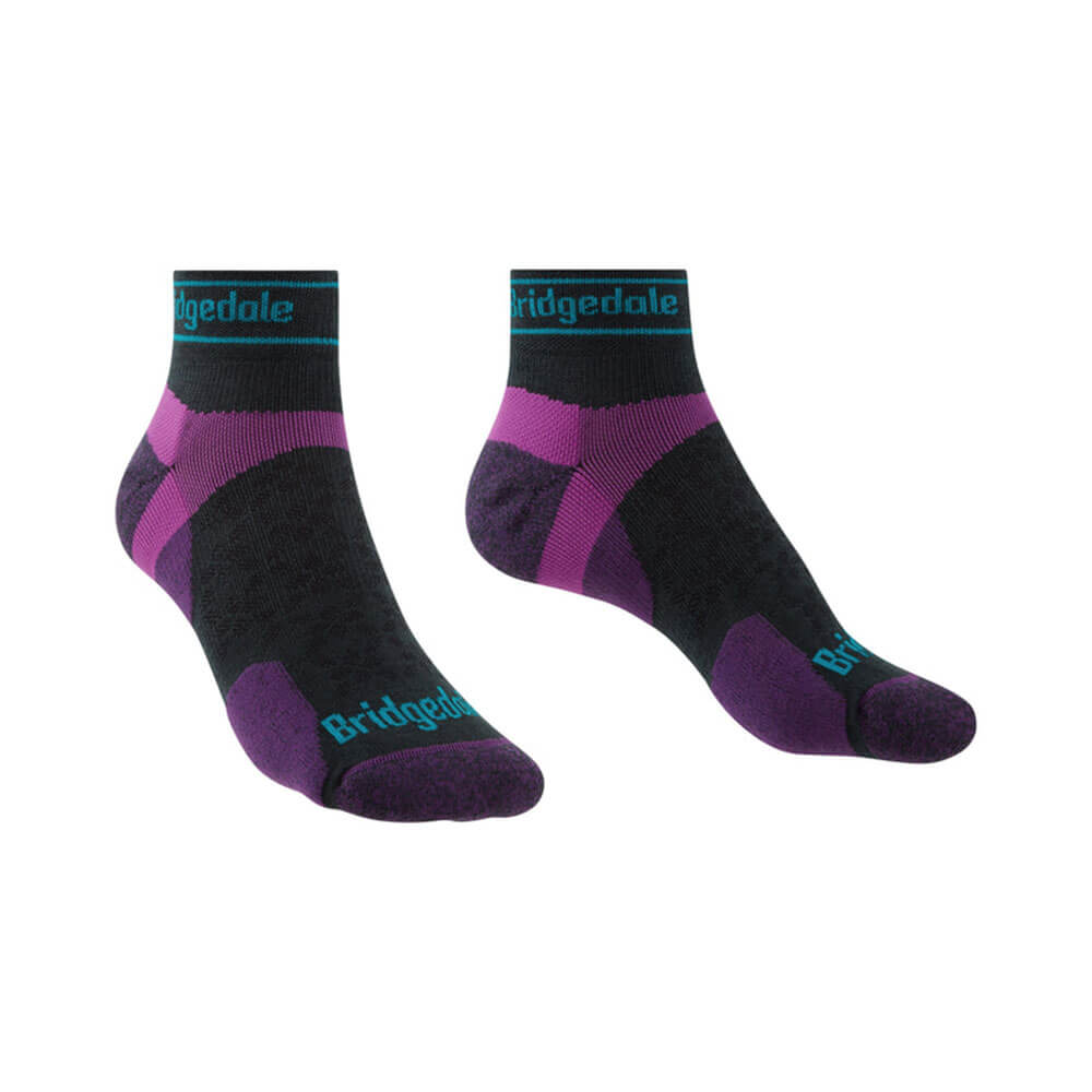  Damen Merino Sport Low Socken (Lila)