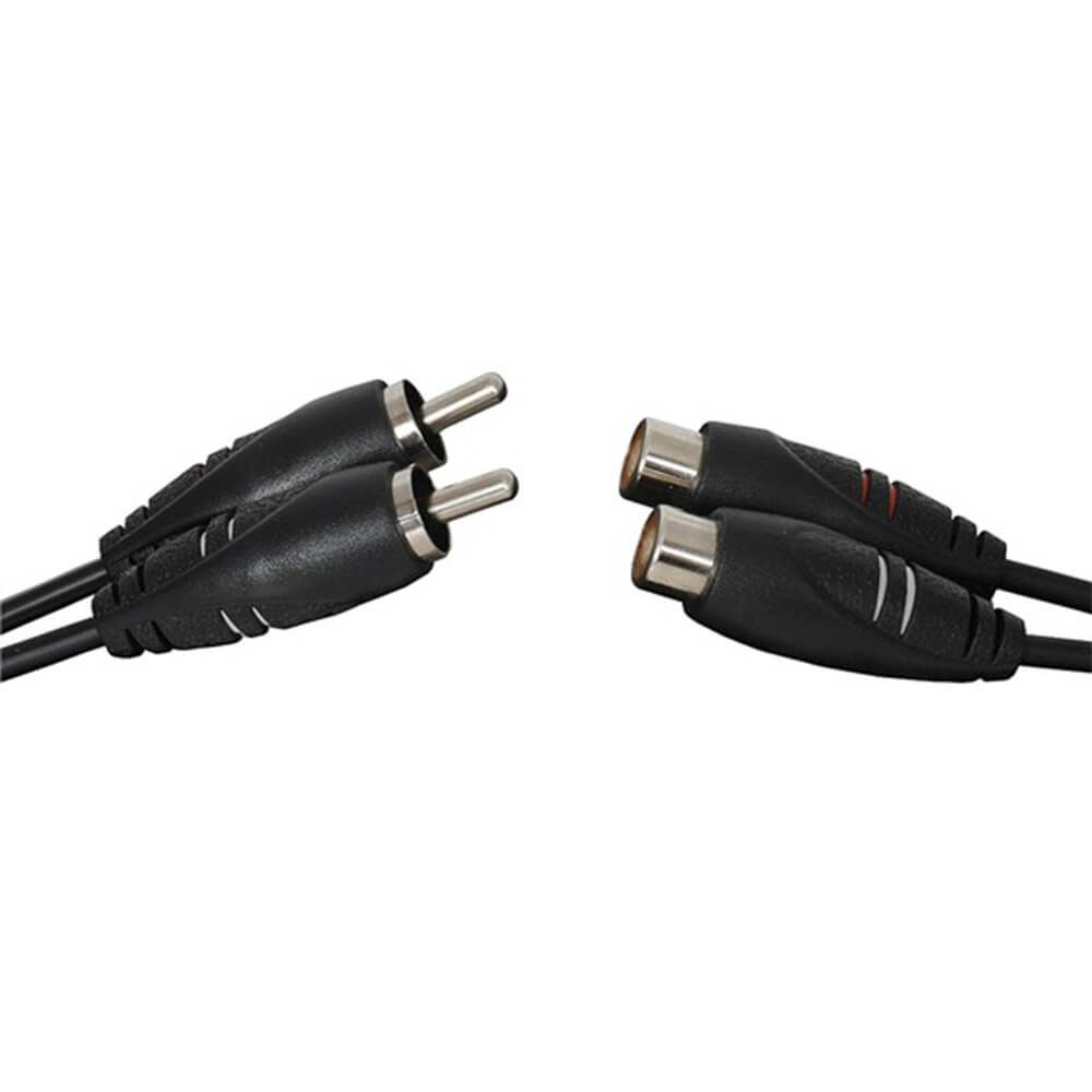 2 x RCA plugger til 2 x RCA -stikkontakter lydkabel