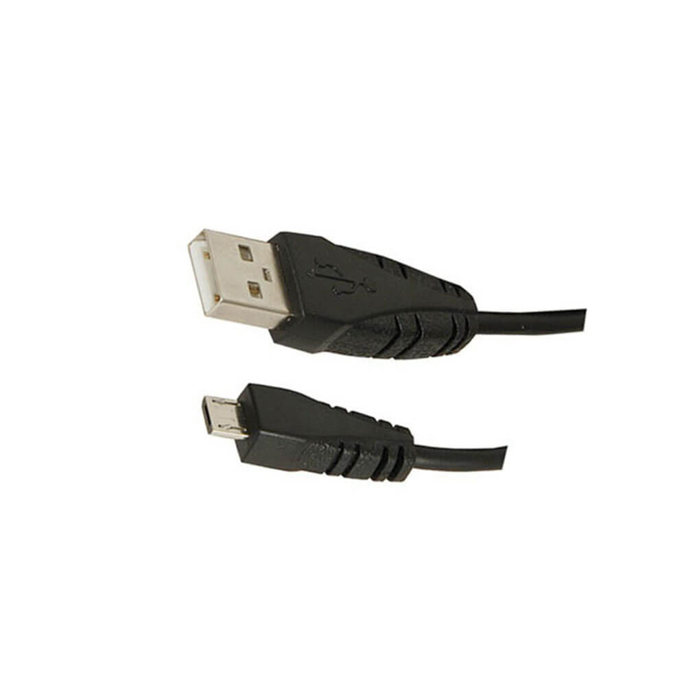 USB 2.0 Type-A-kontakt till mikro-typ-B-kabel