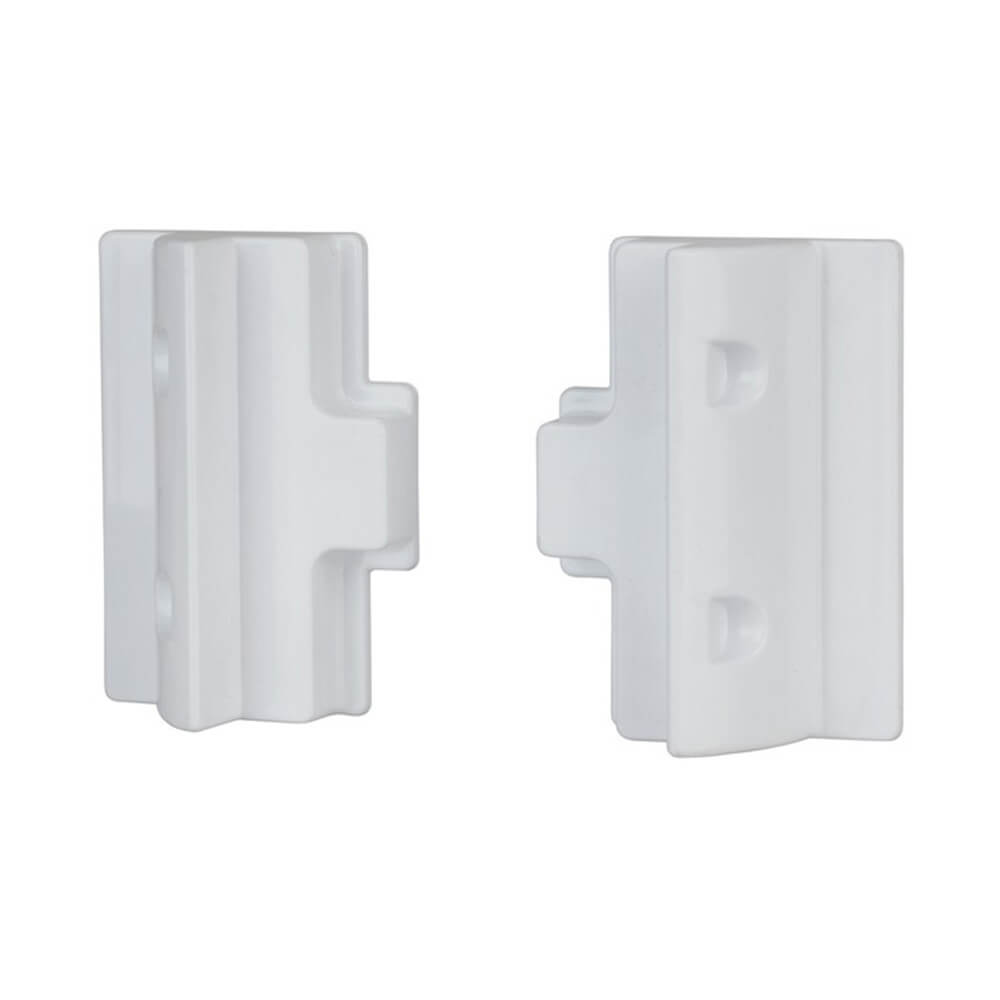 Paire de supports de montage de panneau solaire ABS (blanc)