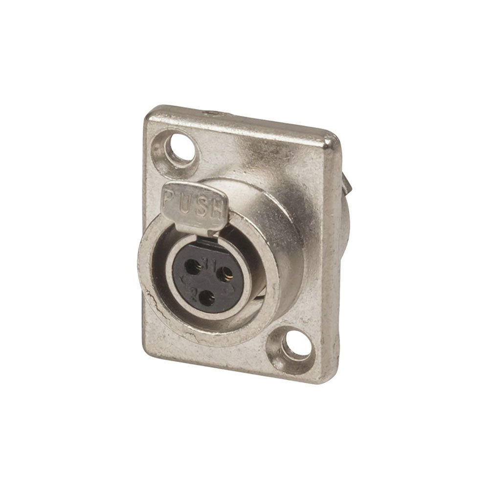 Chasis vrouwelijke mini XLR -stijl connector