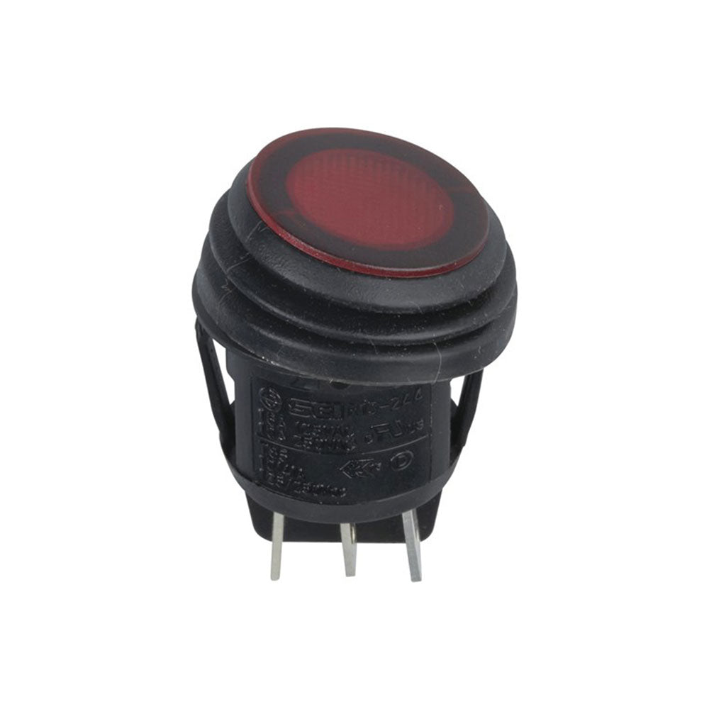 IP65 Sweker Round Rocker Switch DPDT 250VAC