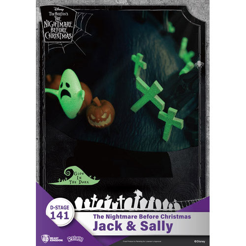 BK D Stage Nightmare Before Christmas Jack & Sally Figure