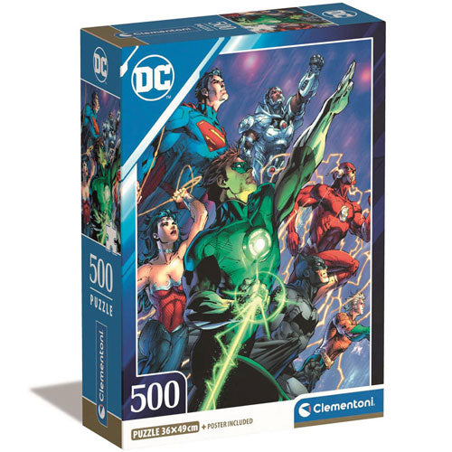 Clementoni HQC DC Comics Compact Box 500-Piece Puzzle