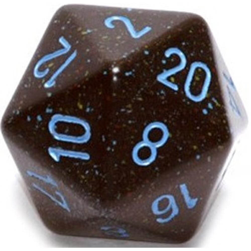  D20 Würfel gesprenkelt (34mm)