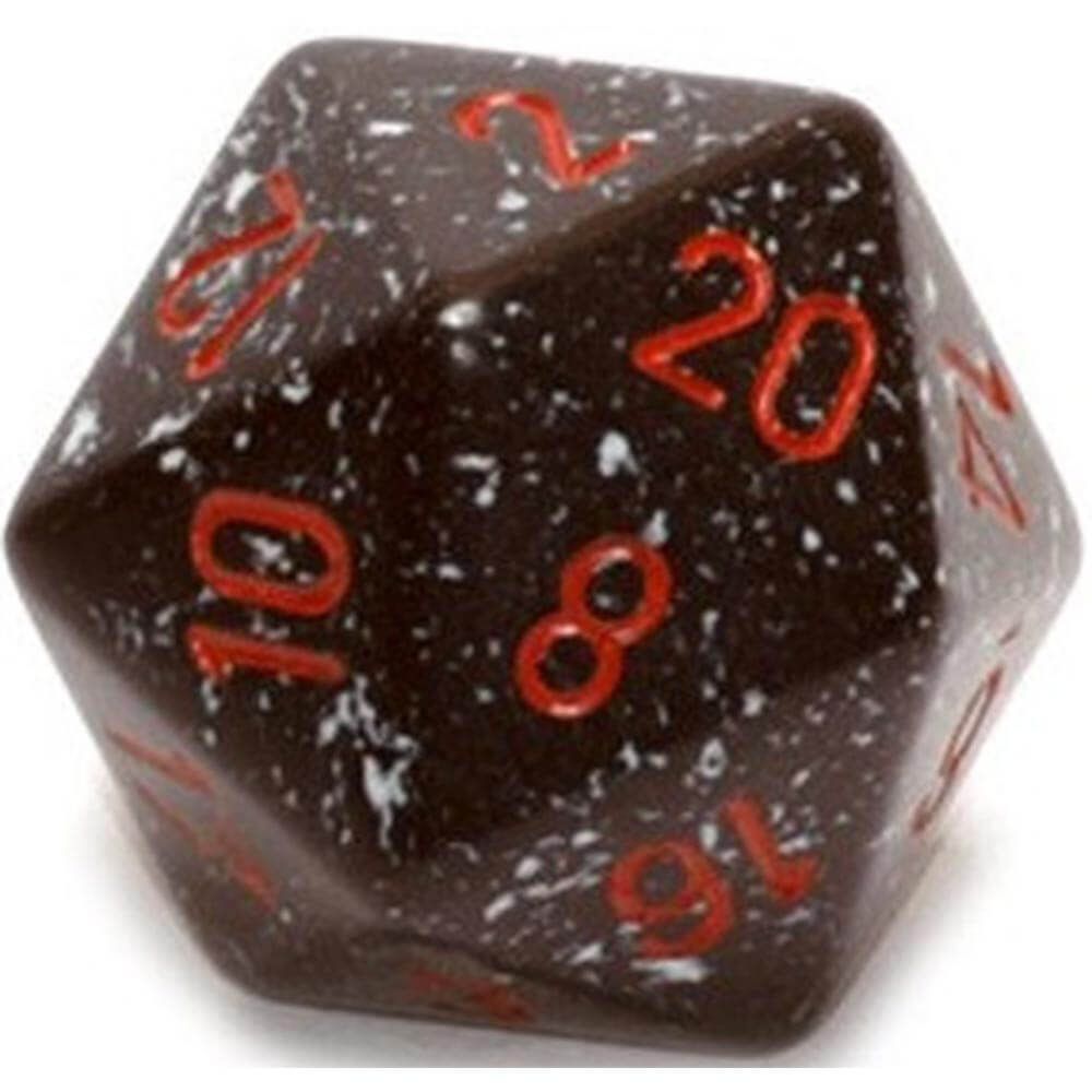  D20 Würfel gesprenkelt (34mm)