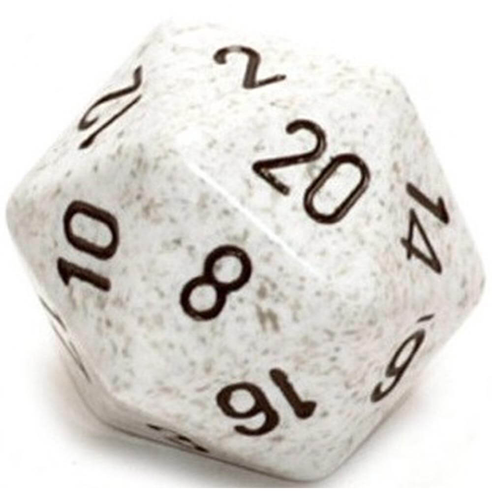 D20 dados moteados (34 mm)