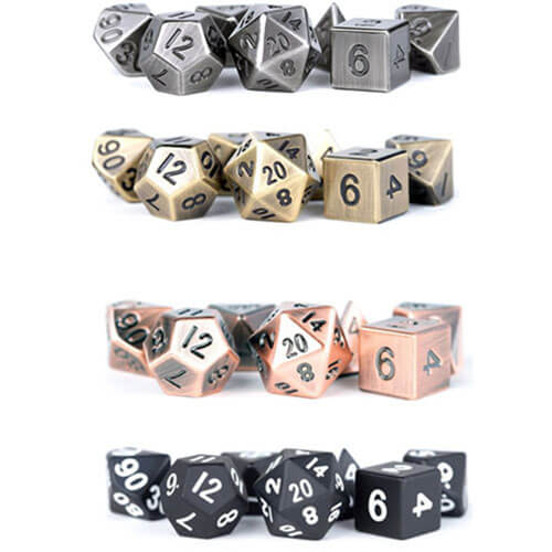 Metallic Dice GameMetal Dice Set