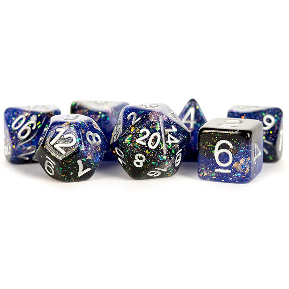 MDG Resin Eternal Polyédral Dice Set 16 mm