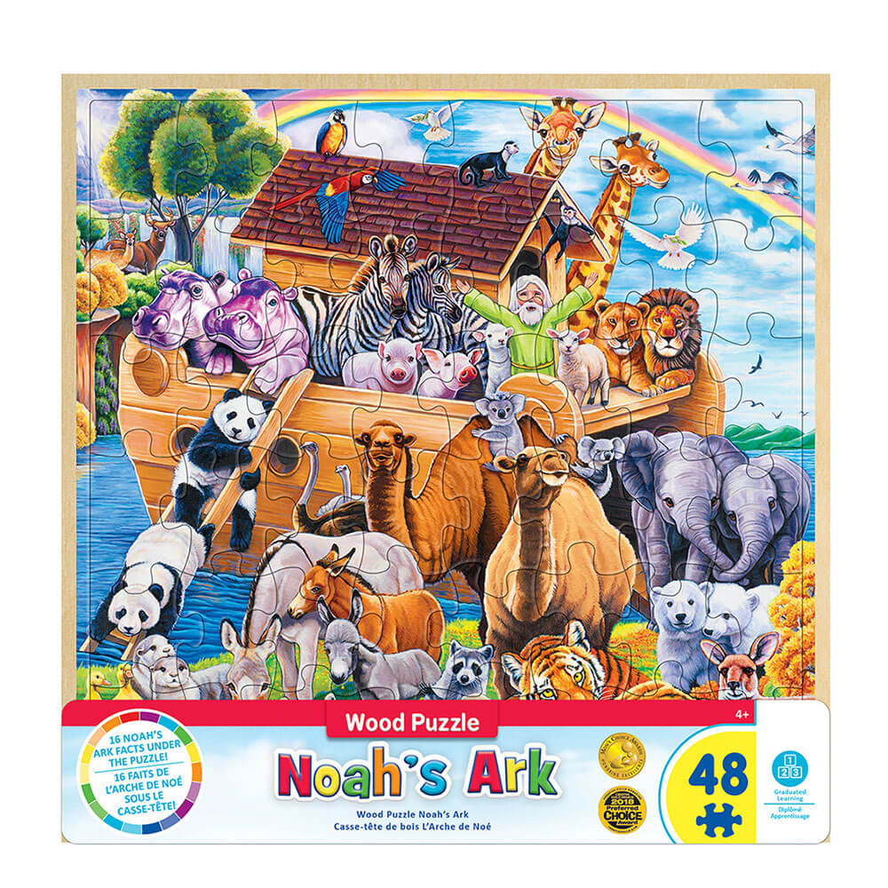 MP Wood Fun Facts Puzzle (48 PC)