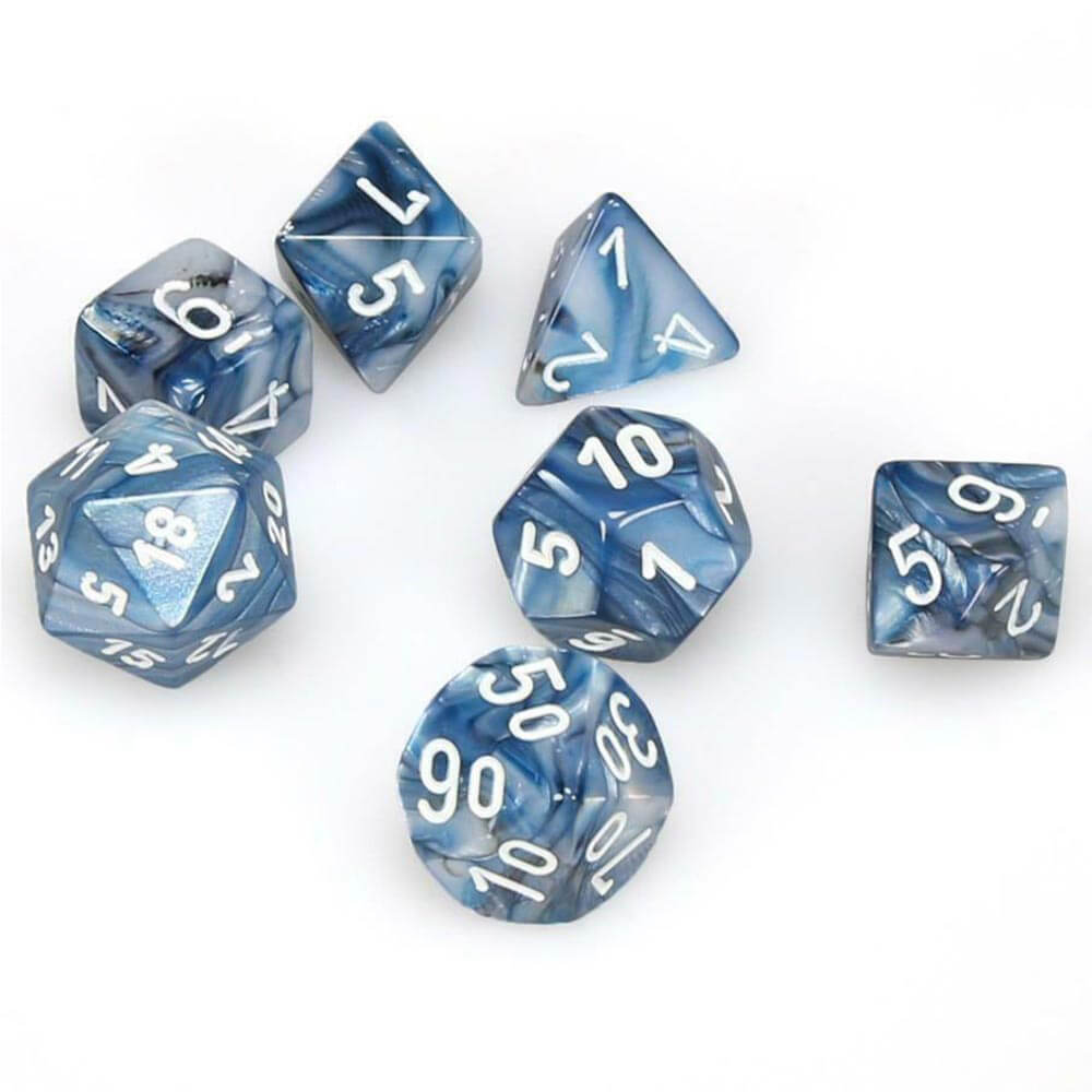 D7 Die Set Dice Lustrous Poly (7 terninger)