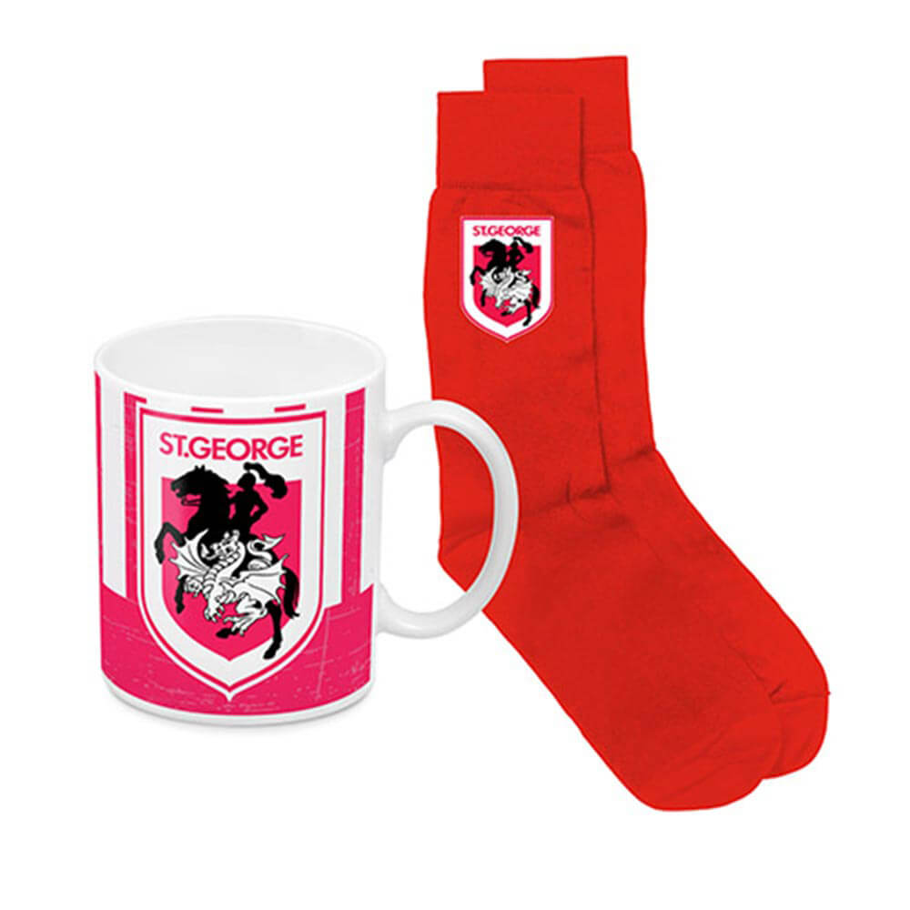 Pack de patrimoine de tasse de café NRL et de chaussettes